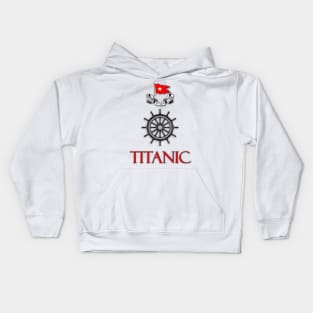 titanic white star line Kids Hoodie